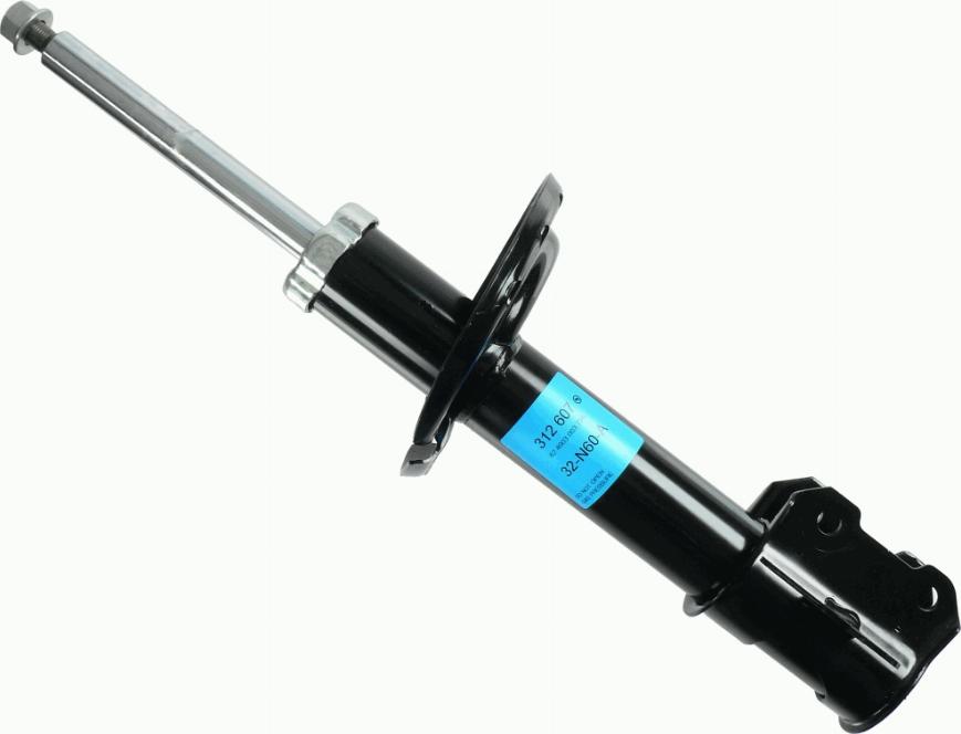 SACHS 312 607 - Shock Absorber www.autospares.lv