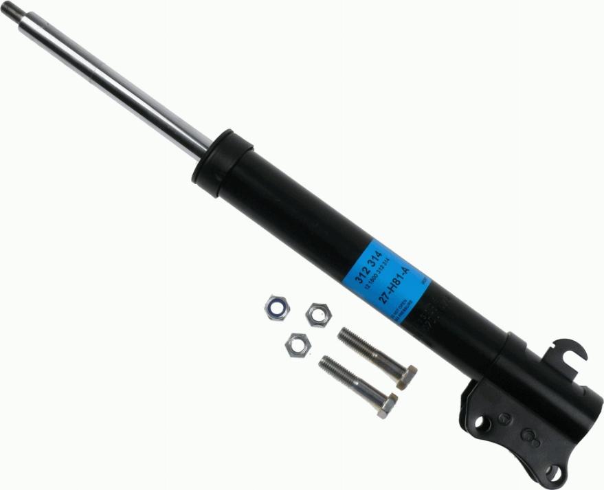 SACHS 312 314 - Shock Absorber www.autospares.lv