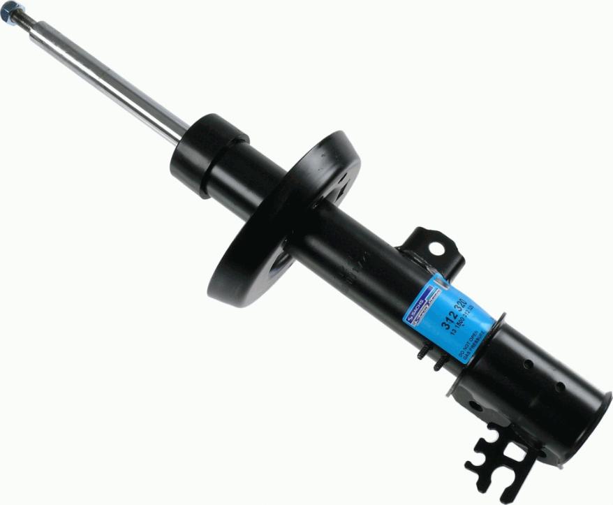 SACHS 312 320 - Amortizators www.autospares.lv