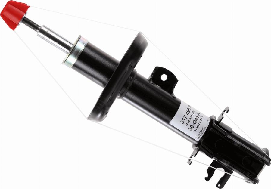 SACHS 317 495 - Shock Absorber www.autospares.lv