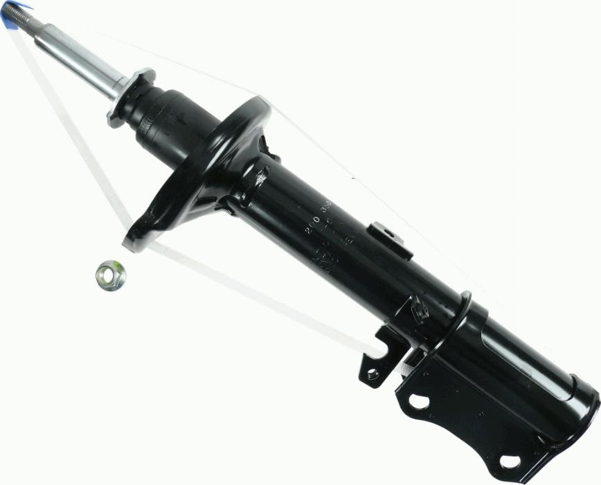 SACHS 200 350 - Amortizators www.autospares.lv