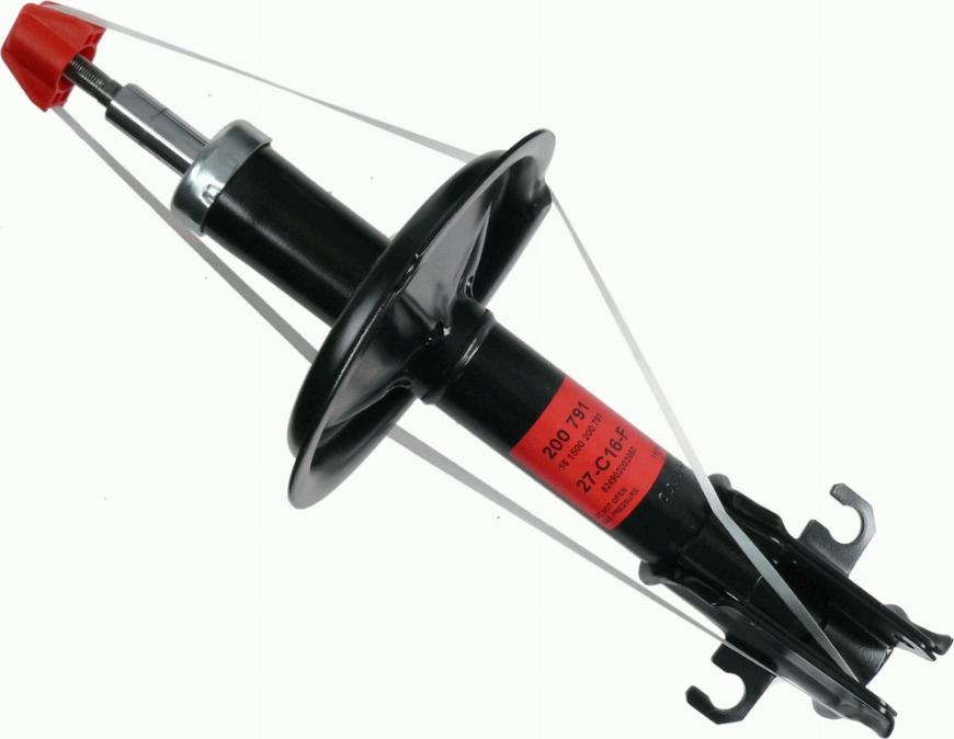 SACHS 200 791 - Shock Absorber www.autospares.lv