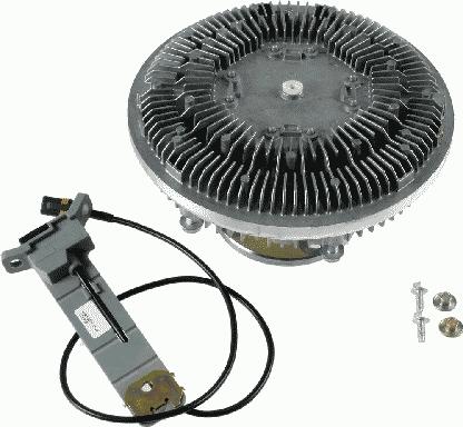 SACHS 2 100 043 231 - Sajūgs, Radiatora ventilators www.autospares.lv