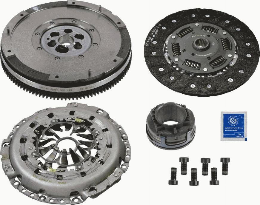 SACHS 2290 601 065 - Sajūga komplekts autospares.lv