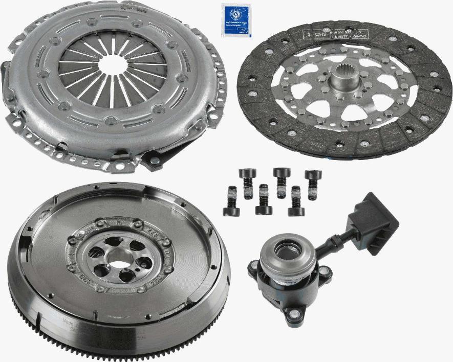 SACHS 2290 601 158 - Комплект сцепления www.autospares.lv