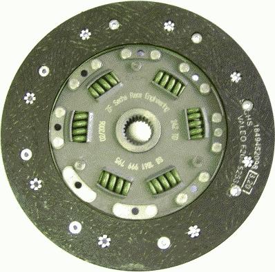 Sachs Performance 881861 999795 - Sajūga disks www.autospares.lv