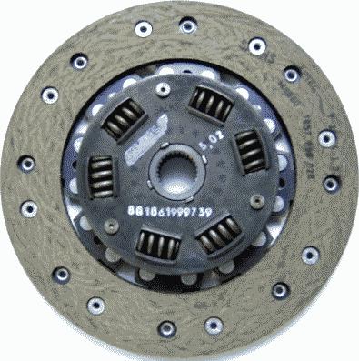 Sachs Performance 881861 999739 - Диск сцепления, фрикцион www.autospares.lv