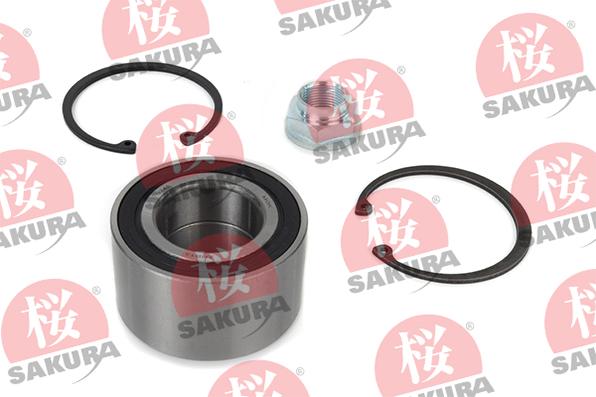 SAKURA 4107600 - Подшипник ступицы колеса, комплект www.autospares.lv