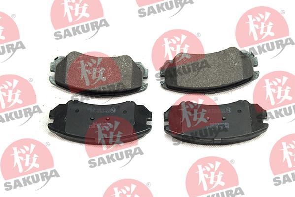 SAKURA 600-40-4780 - Bremžu uzliku kompl., Disku bremzes www.autospares.lv