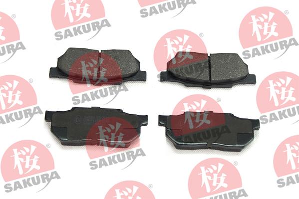 SAKURA 600-40-6660 - Bremžu uzliku kompl., Disku bremzes www.autospares.lv