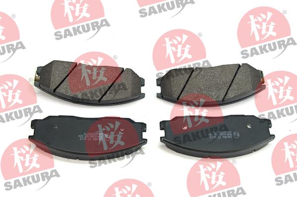 SAKURA 600-05-4770 - Bremžu uzliku kompl., Disku bremzes www.autospares.lv