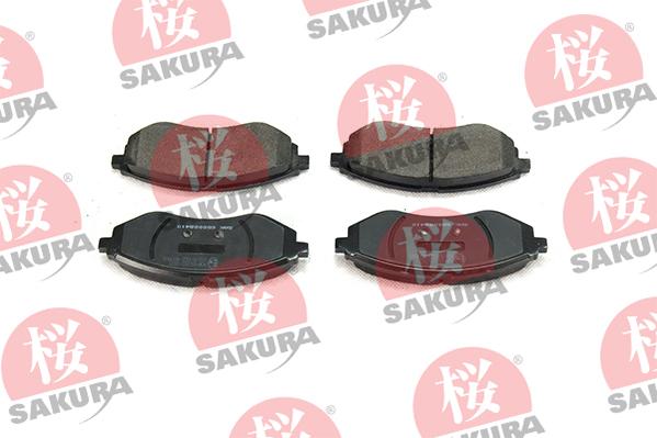 SAKURA 600-00-8410 - Bremžu uzliku kompl., Disku bremzes autospares.lv