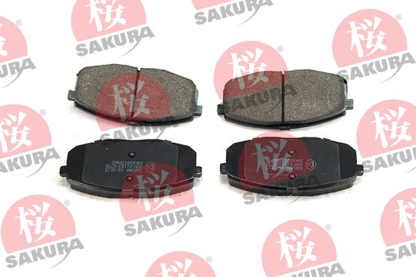 SAKURA 600-03-8860 - Bremžu uzliku kompl., Disku bremzes www.autospares.lv