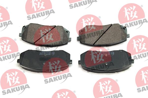 SAKURA 600-03-8862 - Bremžu uzliku kompl., Disku bremzes www.autospares.lv