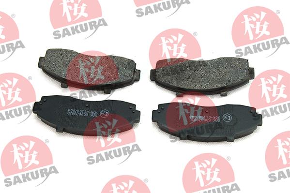 SAKURA 600-03-8830 - Bremžu uzliku kompl., Disku bremzes www.autospares.lv