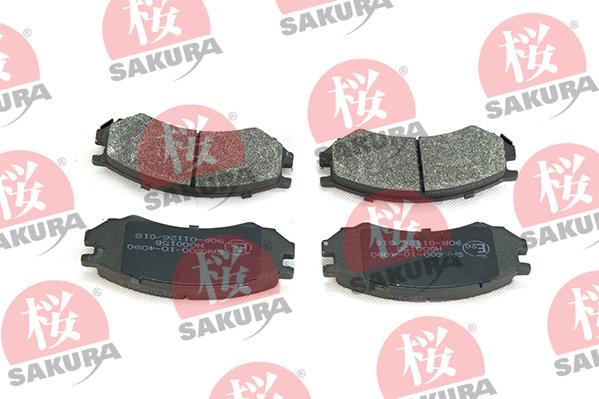 SAKURA 600-10-4090 - Bremžu uzliku kompl., Disku bremzes www.autospares.lv