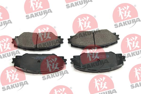 SAKURA 600-10-3997 - Bremžu uzliku kompl., Disku bremzes www.autospares.lv