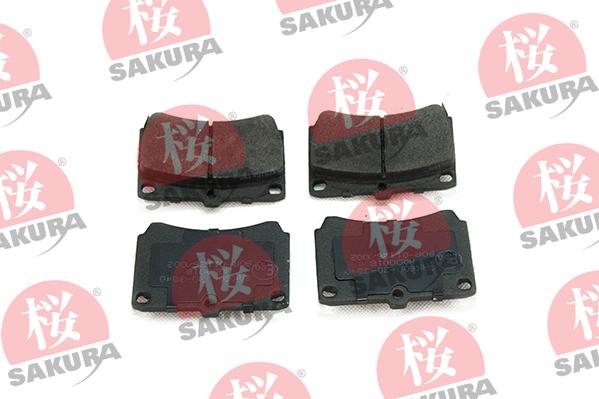 SAKURA 600-30-3540 - Bremžu uzliku kompl., Disku bremzes www.autospares.lv