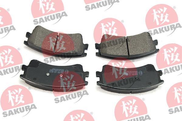 SAKURA 600-30-3587 - Bremžu uzliku kompl., Disku bremzes www.autospares.lv