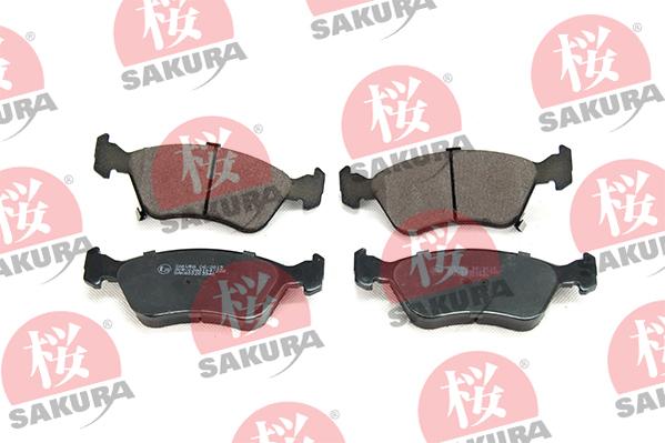 SAKURA 600-20-3940 - Bremžu uzliku kompl., Disku bremzes www.autospares.lv