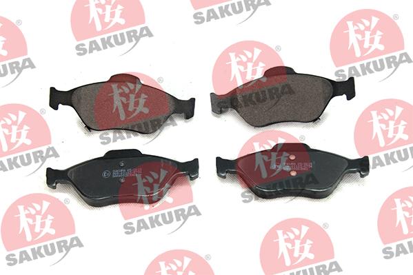 SAKURA 600-20-3961 - Brake Pad Set, disc brake www.autospares.lv