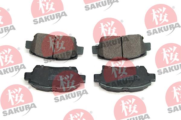 SAKURA 600-20-3963 - Bremžu uzliku kompl., Disku bremzes autospares.lv