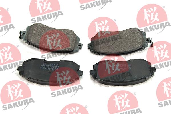 SAKURA 600-70-7665 - Bremžu uzliku kompl., Disku bremzes www.autospares.lv