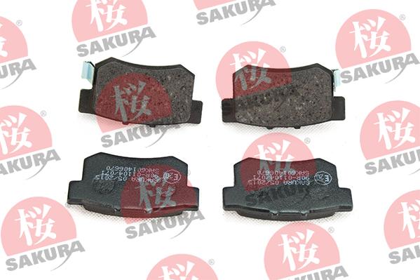 SAKURA 601-40-6670 - Bremžu uzliku kompl., Disku bremzes www.autospares.lv