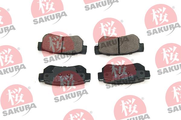 SAKURA 601-05-4630 - Brake Pad Set, disc brake www.autospares.lv