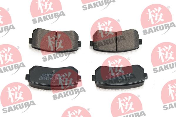 SAKURA 601-03-8805 - Bremžu uzliku kompl., Disku bremzes www.autospares.lv