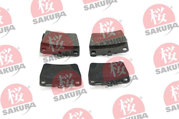 SAKURA 601-20-3990 - Bremžu uzliku kompl., Disku bremzes autospares.lv