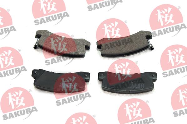 SAKURA 601-20-3730 - Bremžu uzliku kompl., Disku bremzes www.autospares.lv