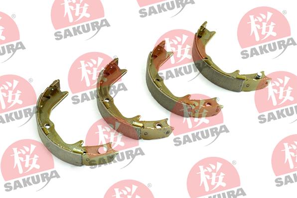 SAKURA 602-50-4255 - Brake Shoe Set, parking brake www.autospares.lv