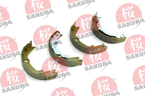 SAKURA 602-05-4680 - Brake Shoe Set, parking brake www.autospares.lv