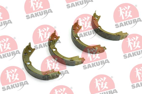 SAKURA 602-00-4613 - Brake Shoe Set, parking brake www.autospares.lv