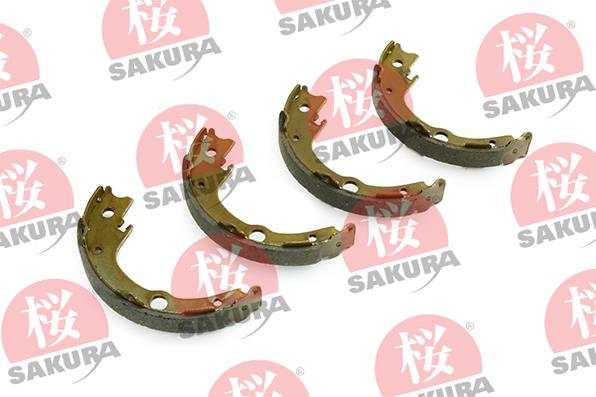 SAKURA 602-00-3718 - Brake Shoe Set, parking brake www.autospares.lv