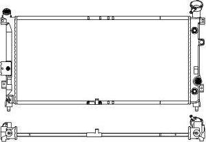 SAKURA Automotive 3571-1007 - Radiators, Motora dzesēšanas sistēma www.autospares.lv