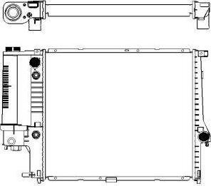 SAKURA Automotive 3011-1005 - Radiators, Motora dzesēšanas sistēma www.autospares.lv