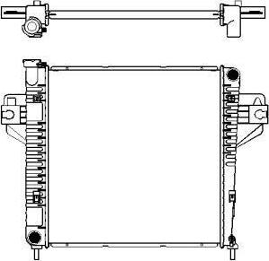 SAKURA Automotive 3231-1001 - Radiators, Motora dzesēšanas sistēma www.autospares.lv