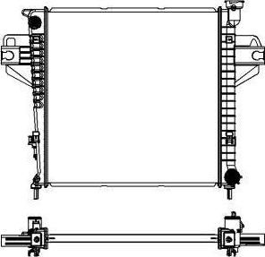 SAKURA Automotive 3231-1015 - Radiators, Motora dzesēšanas sistēma www.autospares.lv