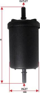 SAKURA Automotive FS-18370 - Fuel filter www.autospares.lv