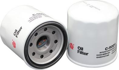 Sakura Filters AU C-9001 - Eļļas filtrs www.autospares.lv