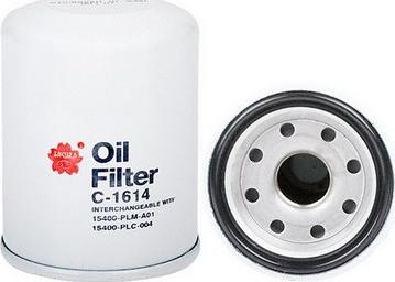 Sakura Filters AU C-1614 - Масляный фильтр www.autospares.lv