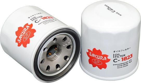 Sakura Filters AU C-1823 - Масляный фильтр www.autospares.lv