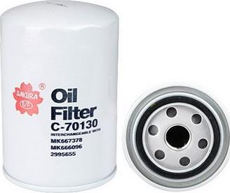 Sakura Filters AU C-70130 - Oil Filter www.autospares.lv