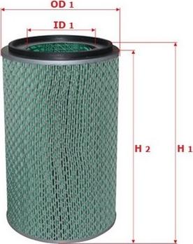 Sakura Filters AU FA-60420 - Gaisa filtrs www.autospares.lv