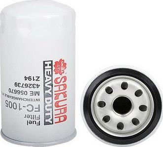 Sakura Filters AU FC-1005 - Fuel filter www.autospares.lv