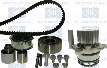 Saleri SIL K1PA1538 - Водяной насос + комплект зубчатого ремня ГРМ www.autospares.lv