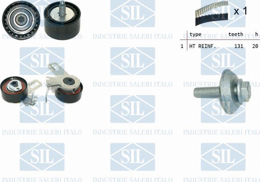 Saleri SIL TK1497 - Timing Belt Set www.autospares.lv