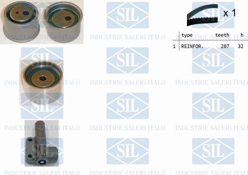 Saleri SIL TK1442 - Zobsiksnas komplekts autospares.lv